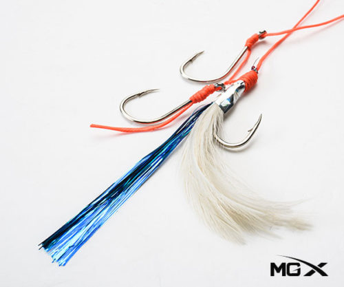 anzuelo mgx con plumas CR 01