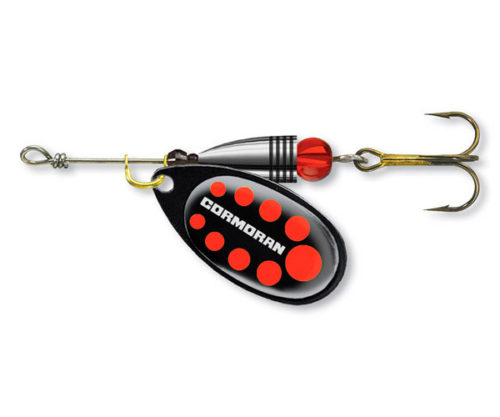 cormoran spinner bulllet Black red 1