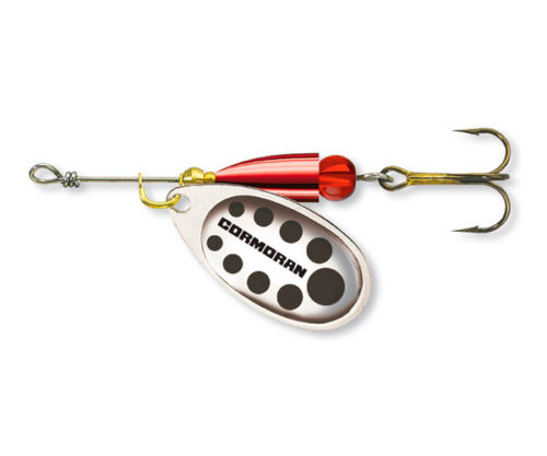 cormoran spinner bulllet silver black 1