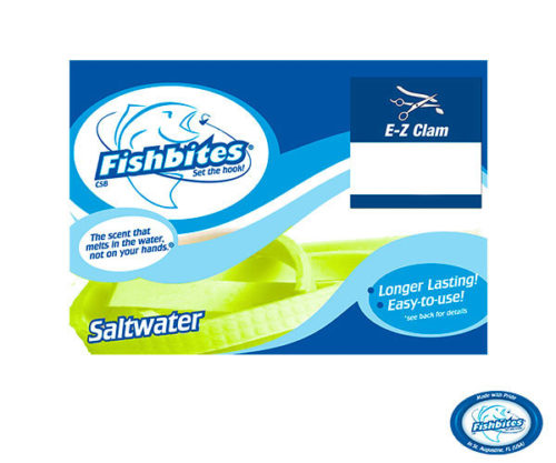fishbites E Z Clam Chartreuse