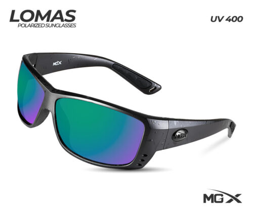 lente de sol mgx lomas ocean black luna azul verdoso