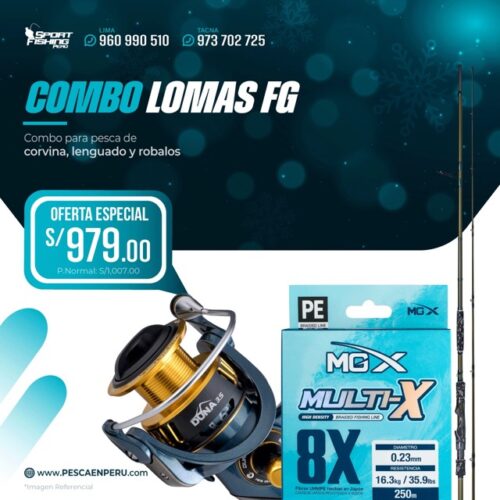 13 combo de spinning lomas fg