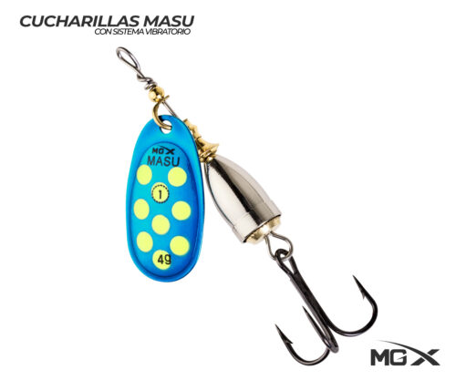 cucharilla mgx masu 1 blue green dots