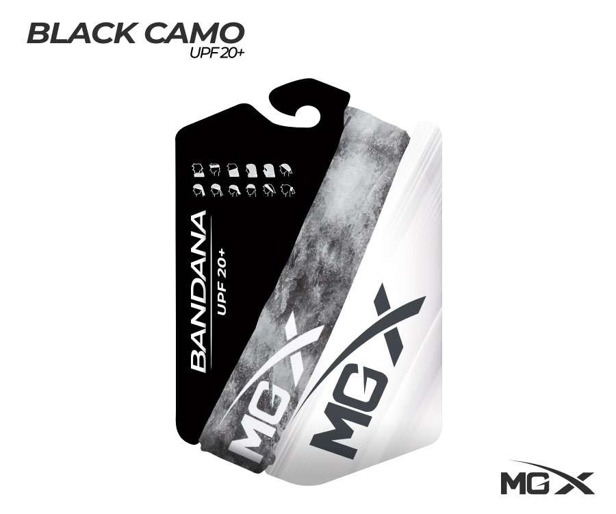 bandana mgx black camo