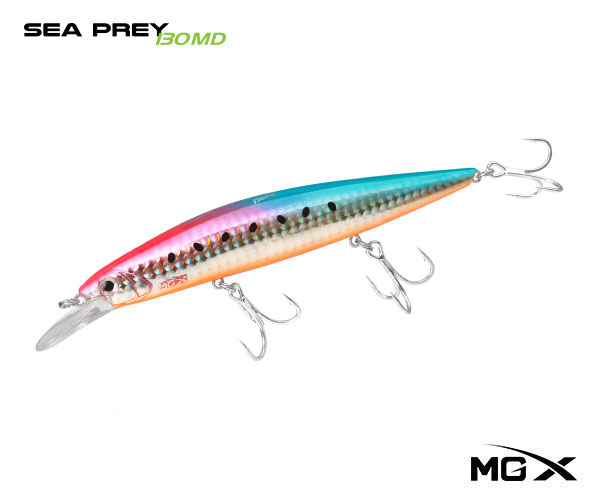 mgx sea prey 130md flash rainbow sardine