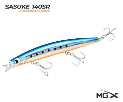 senuelo mgx sasuke 140sr orange belly sardine