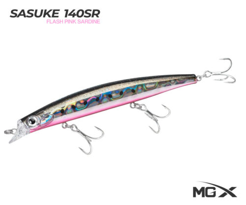 senuelo mgx sasuke 140sr flash pink sardine