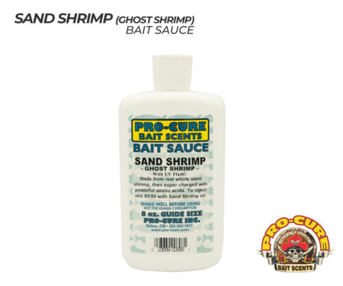 pro cure sand shrimp ghost shrimp bait sauce