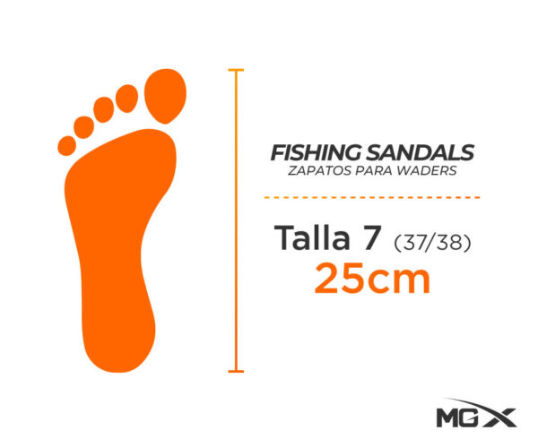 fishing sandals mgx talla 7