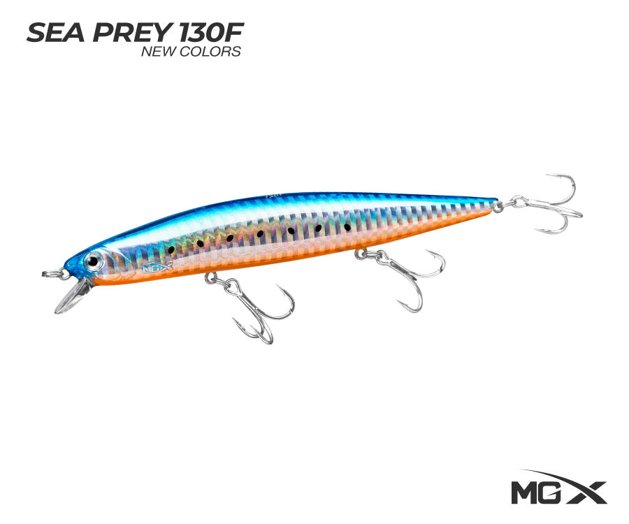 senuelo mgx sea prey 130f orange belly sardine 1