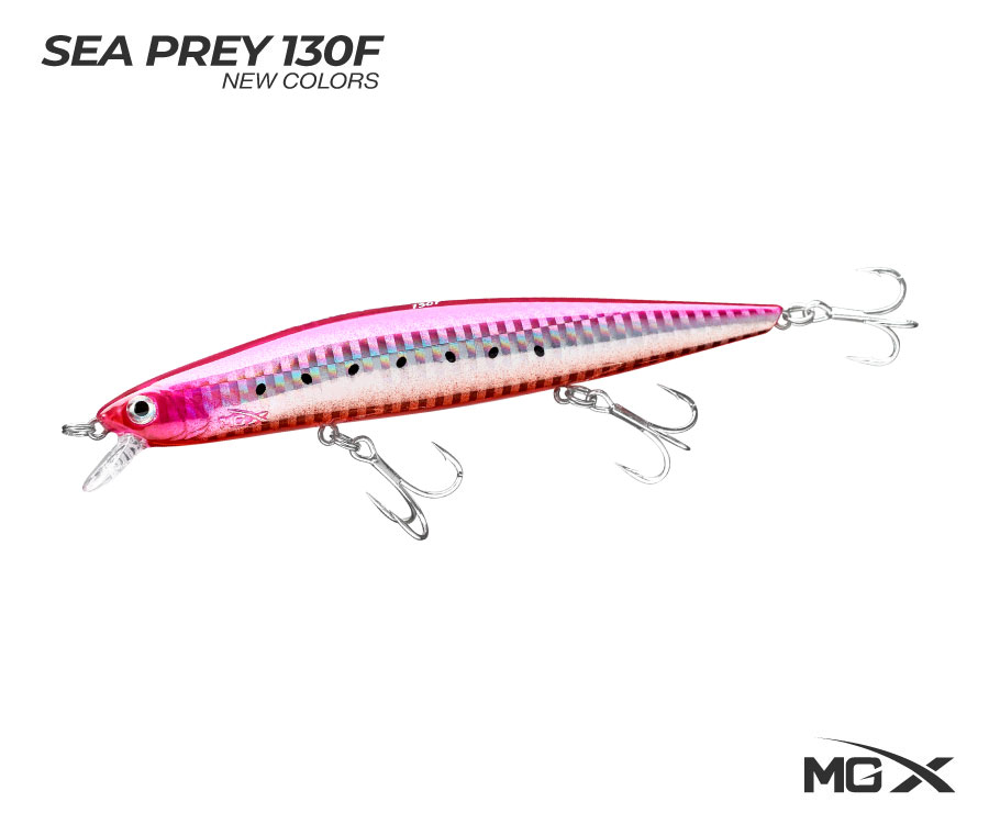 senuelo mgx sea prey 130f pink red