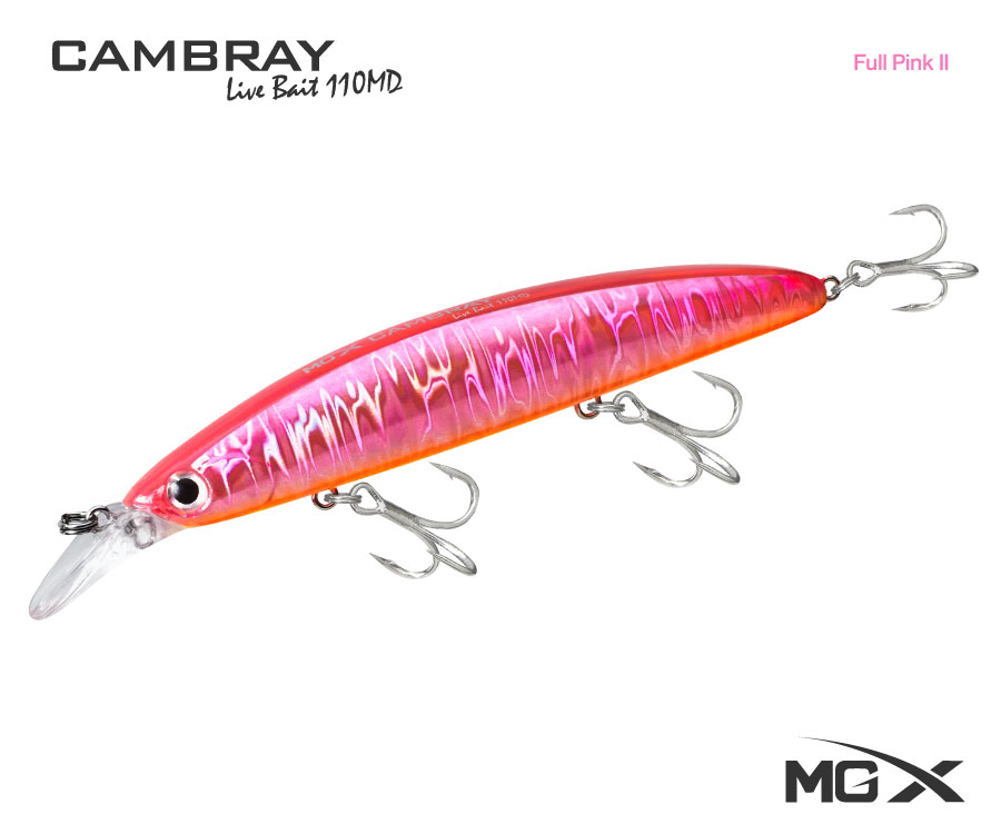 senuelo mgx cambray live bait 110md full pink ii