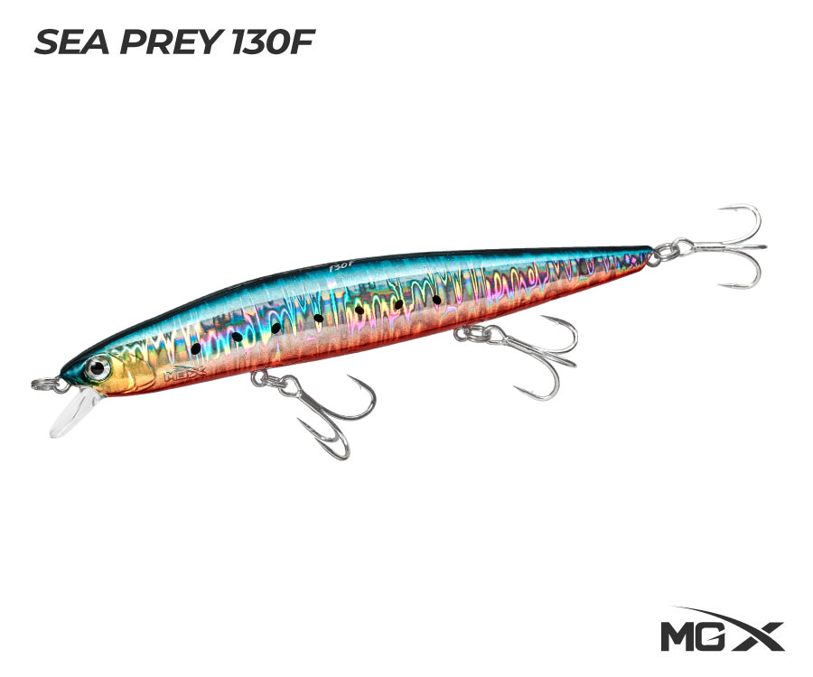 senuelo mgx sea prey 130f greenish red belly sardine