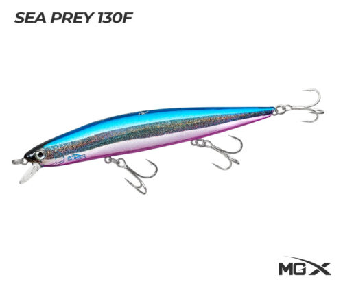 senuelo mgx sea prey 130f purple belly blue back