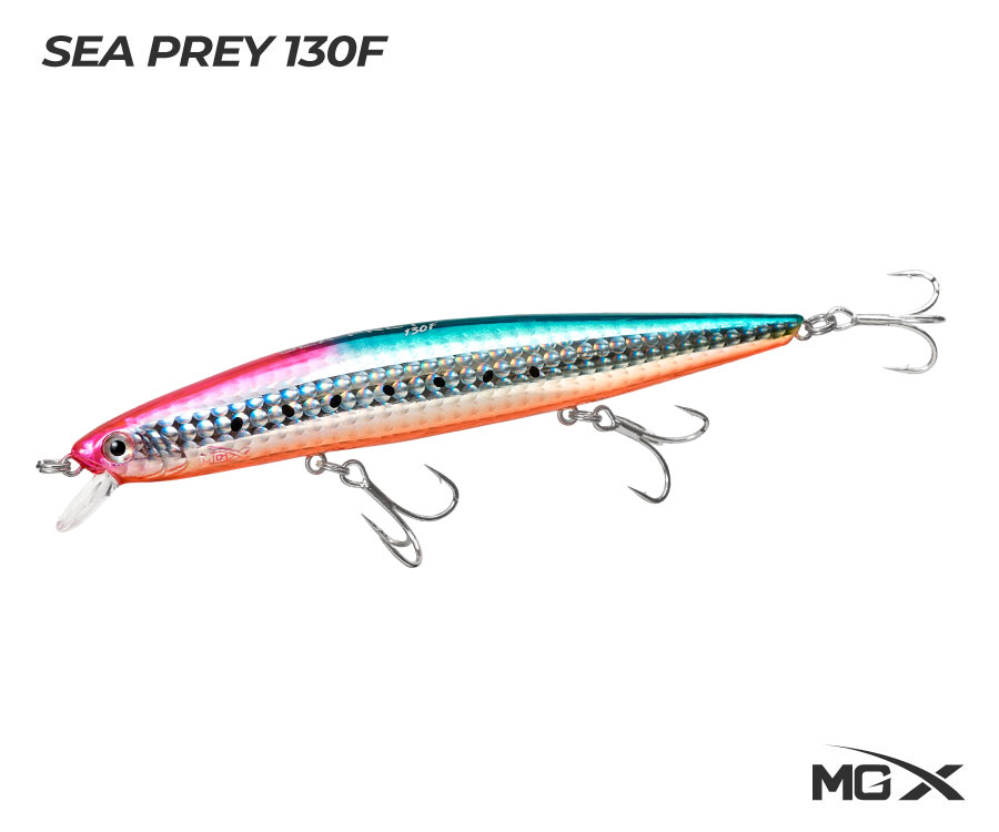 senuelo mgx sea prey 130f rainbow sardine