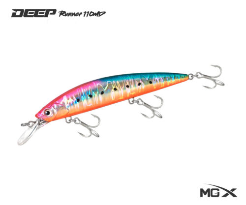 senuelo mgx deep runner 110md rainbow sardine