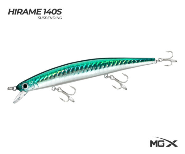 Señuelo MGX Hirame 140 S - Green Back