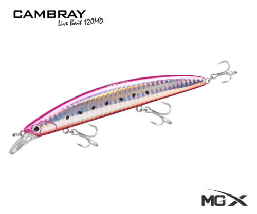 senuelo mgx cambray 120md pink red sardine