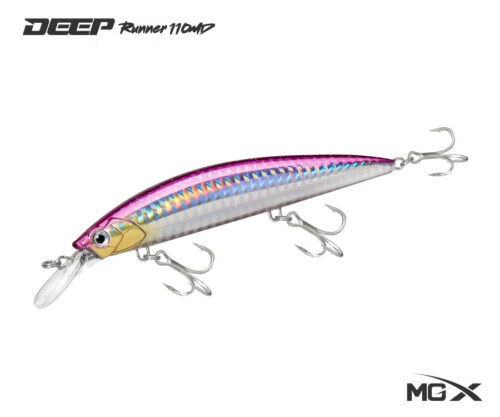 senuelo mgx deep runner 110md purple back II