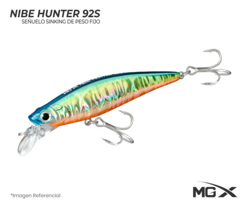 senuelo mgx nibe hunter 92s flash anchovy