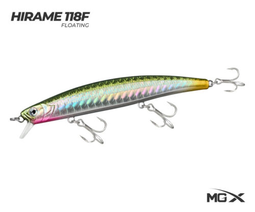 senuelo mgx hirame 118f natural smelt