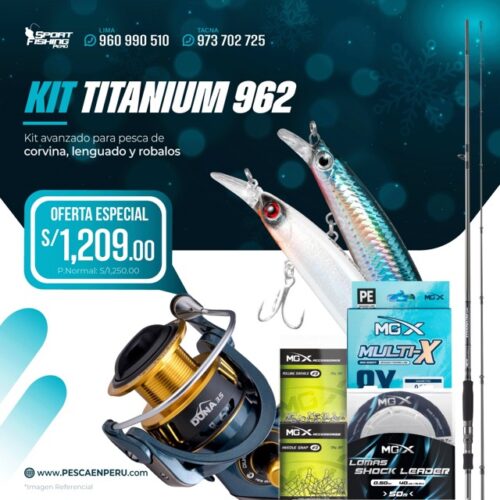 08 kit de spinning titanium 962