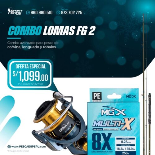 14 combo de spinning lomas fg