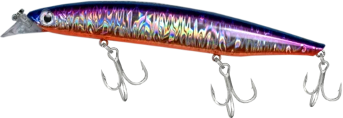 MGX SENUELO MINNOW AKARI 140SP 162 PURPLE BACK FLASH