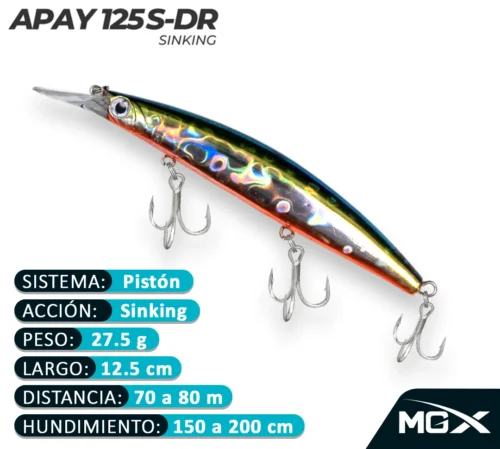 MGX SENUELO MINNOW APAY 125SDR 214 ANCHOVY IV