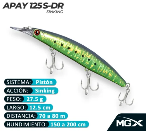 MGX SENUELO MINNOW APAY 125SDR 224 TUCU SARDINE V